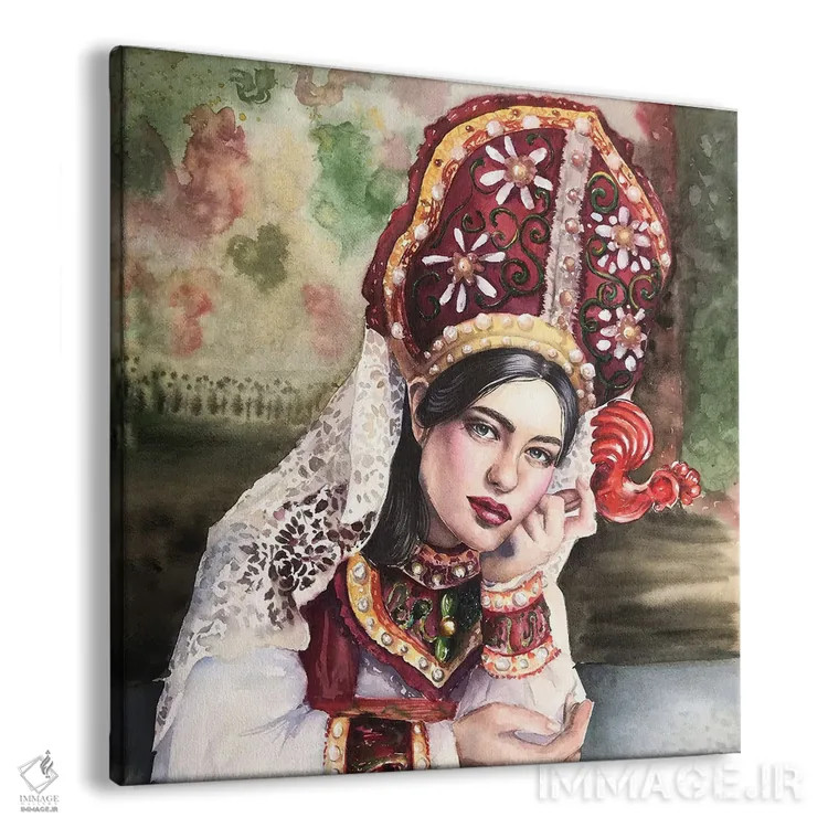 تابلو دکوراتیو کوکوشنیک اثر کایرا بالان - نمای پرسپکتیو محصول