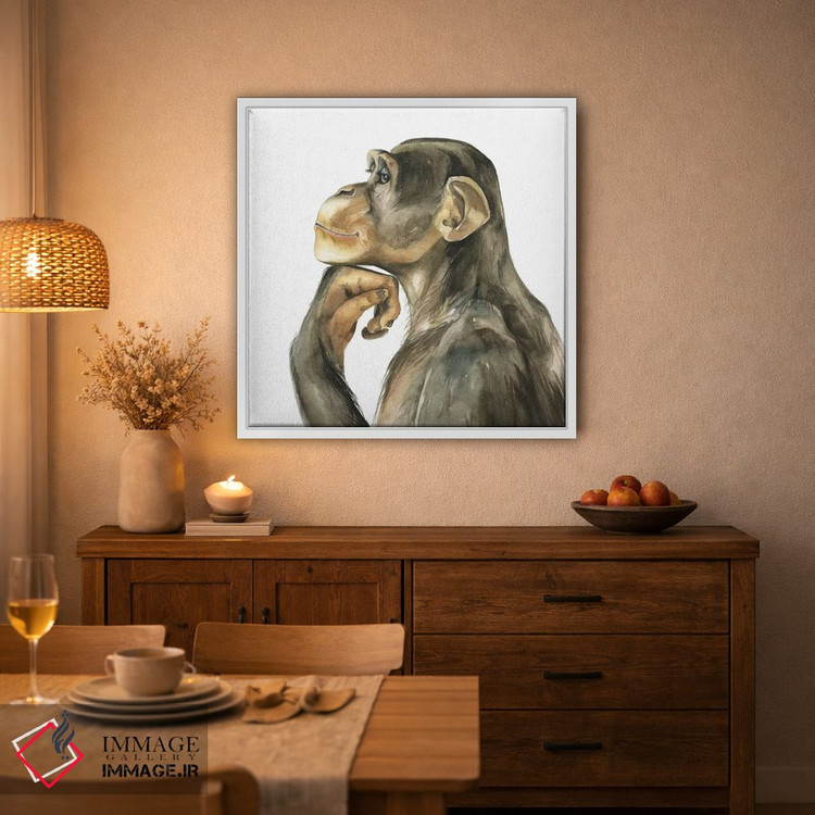 تابلو دکوراتیو میمون اثر کایرا بالان - D2W