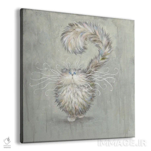 تابلو دکوراتیو پف بارانی اثر کیم هاسکینز - نمای پرسپکتیو محصول