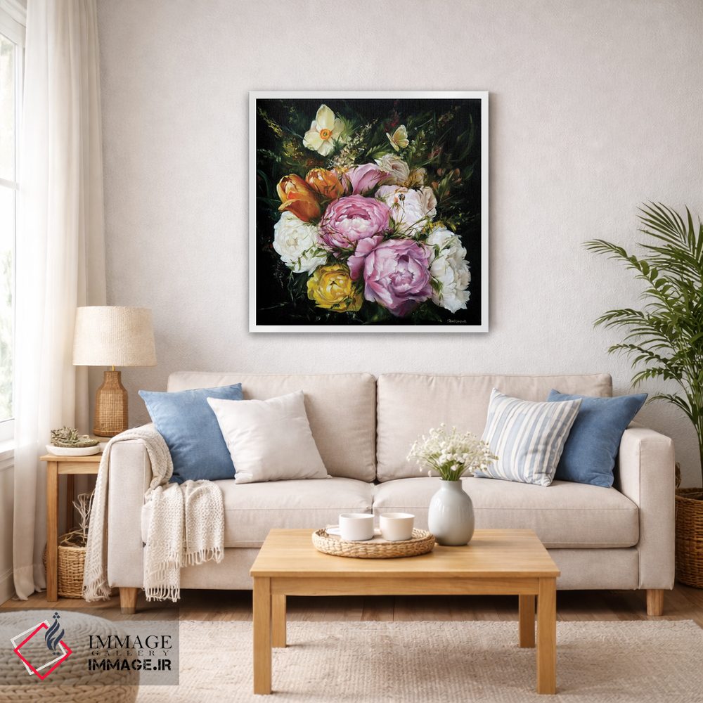 تابلو دکوراتیو گل ها اثر کایرا بالان - D5W