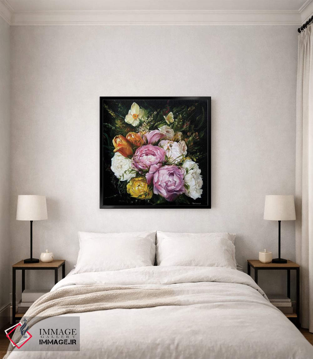 تابلو دکوراتیو گل ها اثر کایرا بالان - D4B