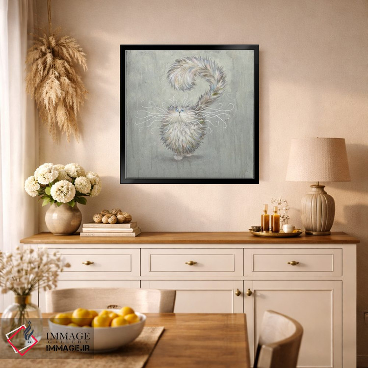 تابلو دکوراتیو پف بارانی اثر کیم هاسکینز - D2B