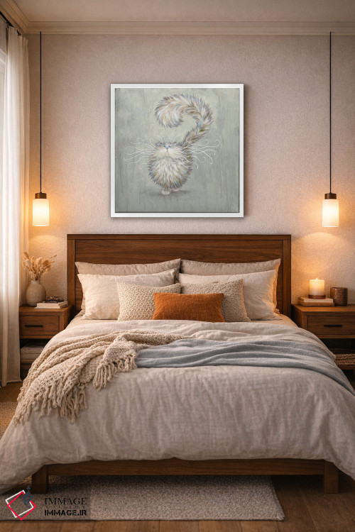 تابلو دکوراتیو پف بارانی اثر کیم هاسکینز - D6W