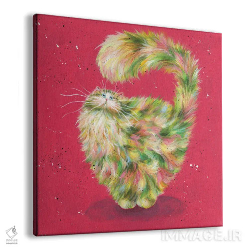 تابلو دکوراتیو طالبی اثر کیم هاسکینز - نمای پرسپکتیو محصول