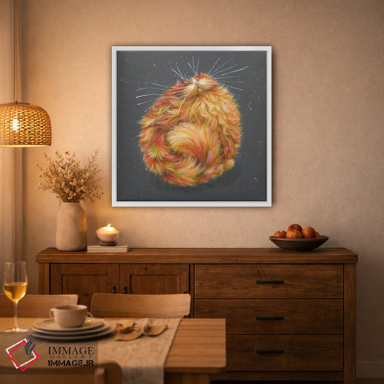 تابلو دکوراتیو کدو حلوایی اثر کیم هاسکینز - D4W