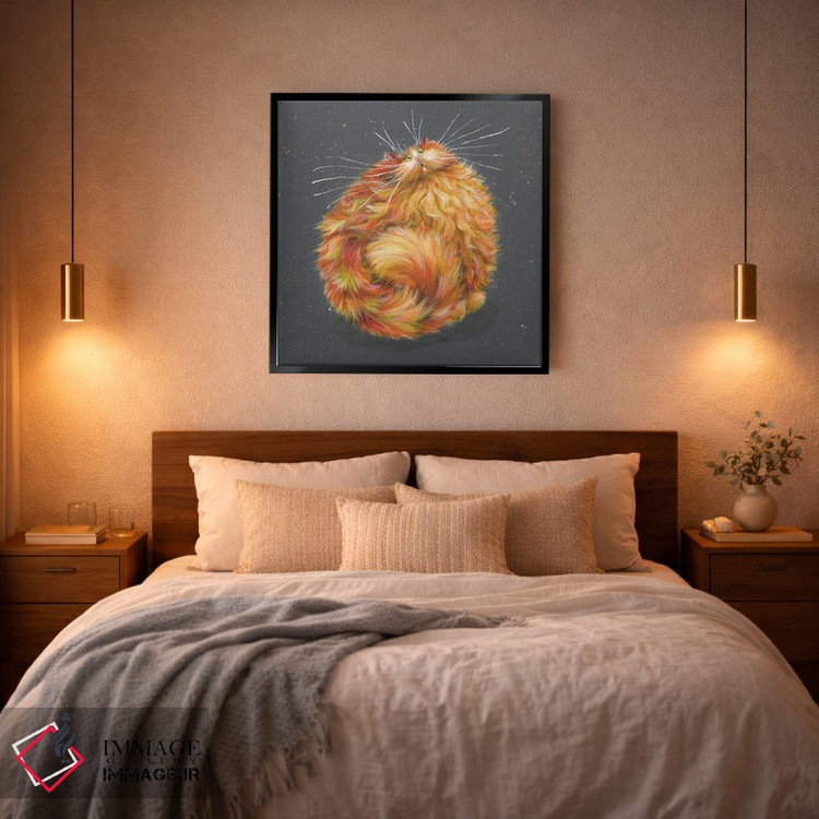 تابلو دکوراتیو کدو حلوایی اثر کیم هاسکینز - D5B