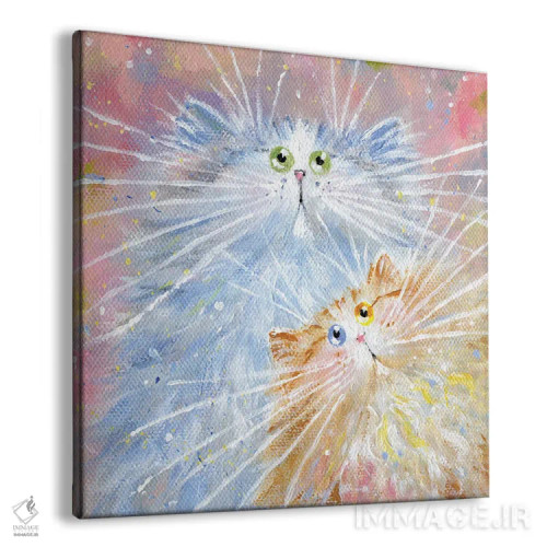 تابلو دکوراتیو دوستان شیک اثر کیم هاسکینز - نمای پرسپکتیو محصول