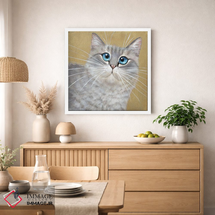 تابلو دکوراتیو اولیویا اثر کیم هاسکینز - D1W