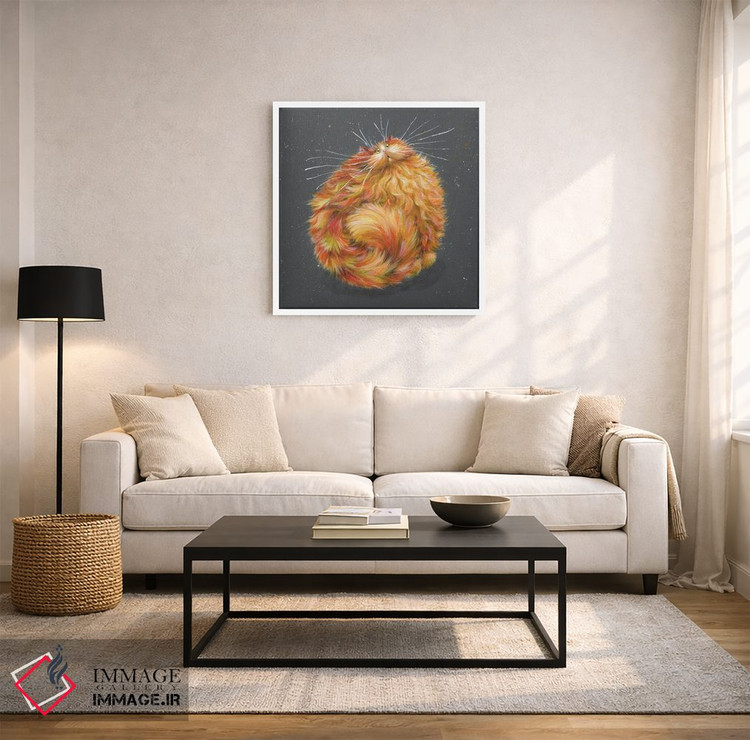 تابلو دکوراتیو کدو حلوایی اثر کیم هاسکینز - D3W