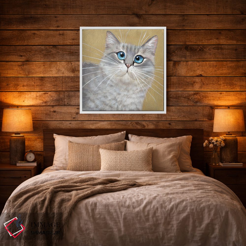 تابلو دکوراتیو اولیویا اثر کیم هاسکینز - D2W