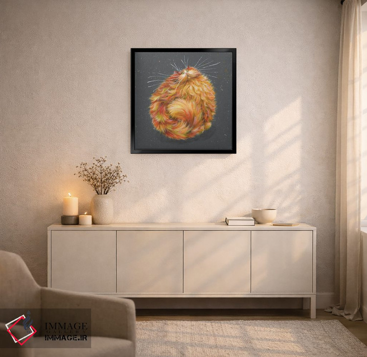 تابلو دکوراتیو کدو حلوایی اثر کیم هاسکینز - D6B