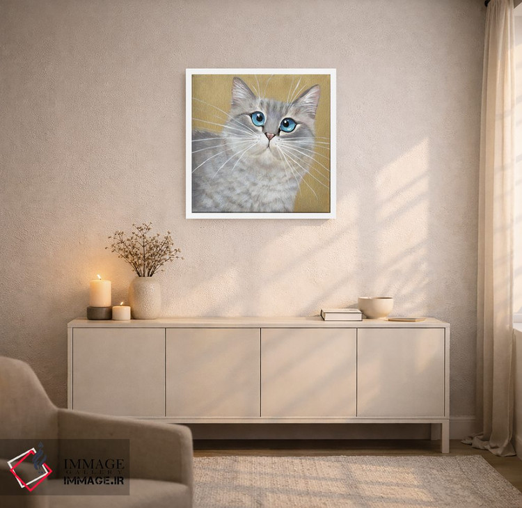 تابلو دکوراتیو اولیویا اثر کیم هاسکینز - D5W