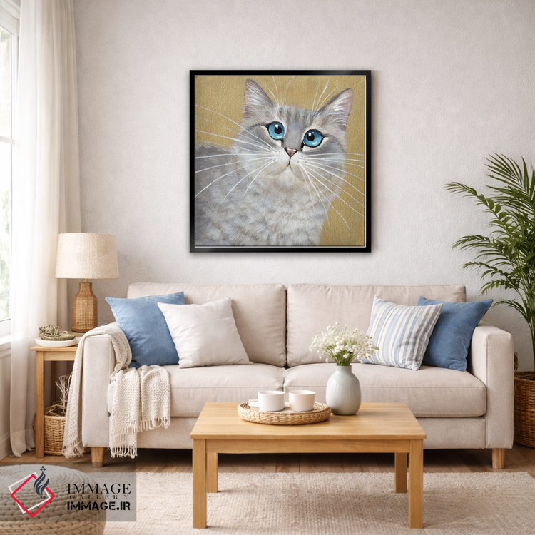 تابلو دکوراتیو اولیویا اثر کیم هاسکینز - D6B