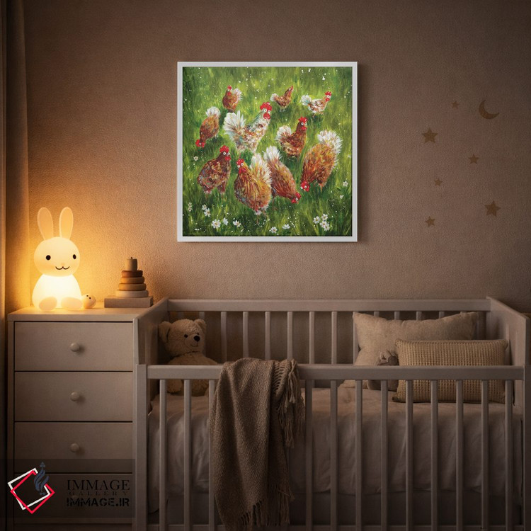 تابلو دکوراتیو مهمانی پیک نیک اثر کیم هاسکینز - D3W