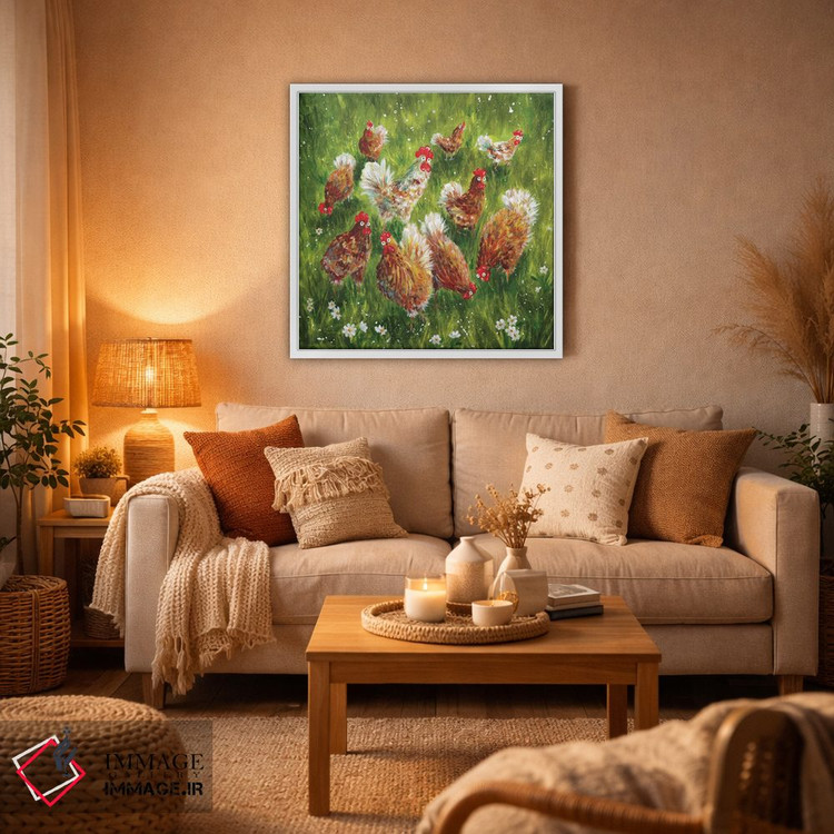 تابلو دکوراتیو مهمانی پیک نیک اثر کیم هاسکینز - D4W