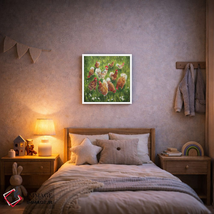 تابلو دکوراتیو مهمانی پیک نیک اثر کیم هاسکینز - D5W