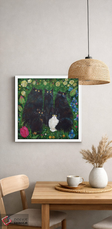 تابلو دکوراتیو دیزی، تریکل، لولو، پپسی، کریپس اثر کیم هاسکینز - D2W