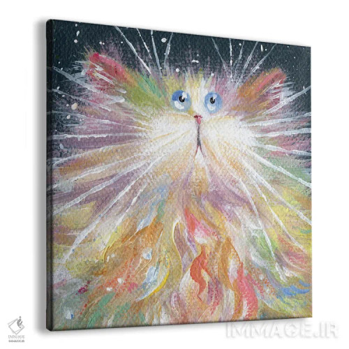 تابلو دکوراتیو پشمالوی کوچک دوست داشتنی اثر کیم هاسکینز - نمای پرسپکتیو محصول