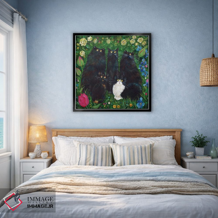 تابلو دکوراتیو دیزی، تریکل، لولو، پپسی، کریپس اثر کیم هاسکینز - D5B