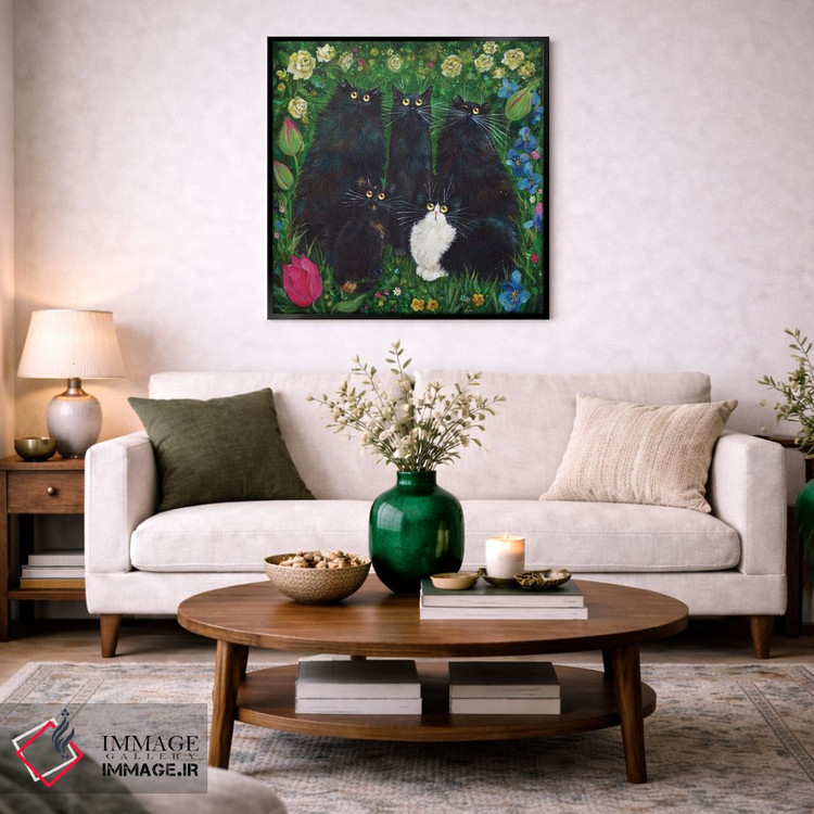 تابلو دکوراتیو دیزی، تریکل، لولو، پپسی، کریپس اثر کیم هاسکینز - D4B