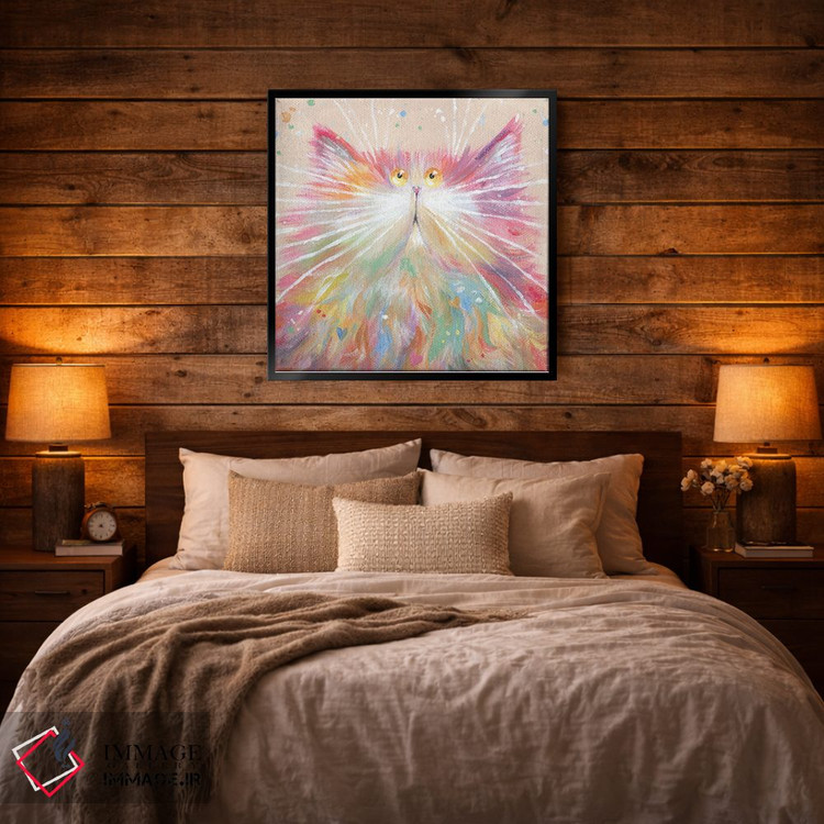 تابلو دکوراتیو پشمالوی شادی اثر کیم هاسکینز - D3B