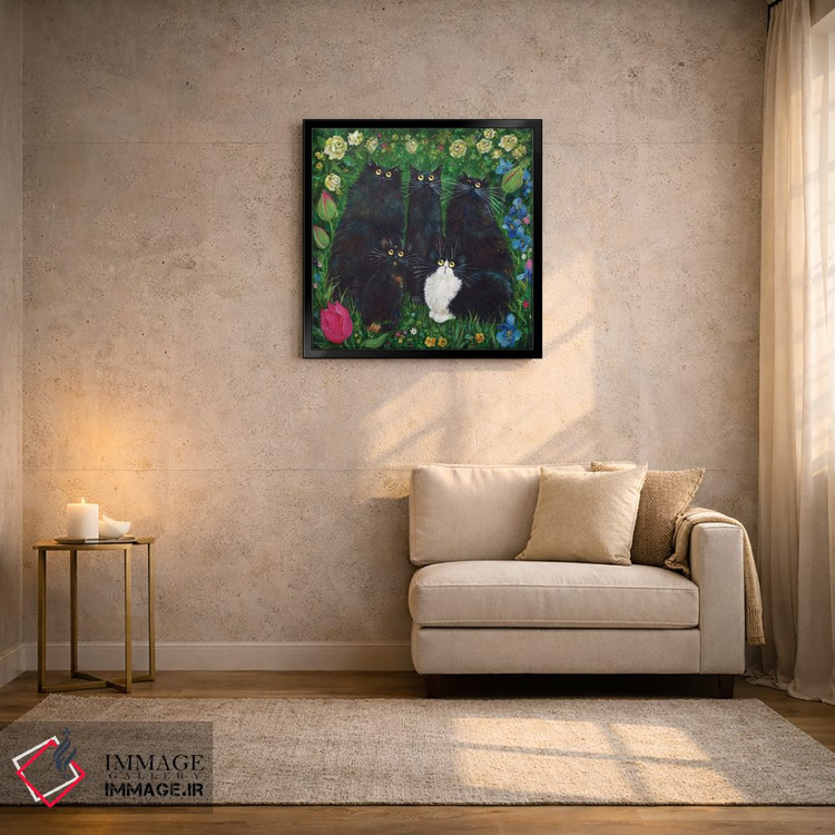 تابلو دکوراتیو دیزی، تریکل، لولو، پپسی، کریپس اثر کیم هاسکینز - D3B