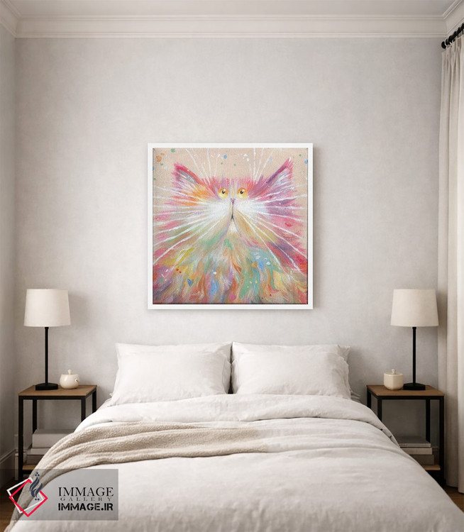 تابلو دکوراتیو پشمالوی شادی اثر کیم هاسکینز - D2W