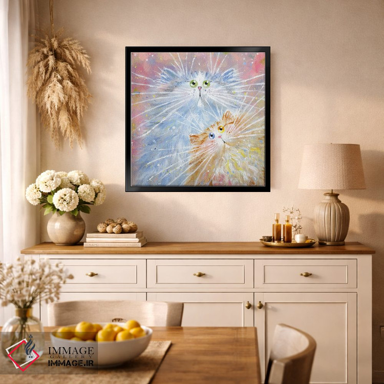 تابلو دکوراتیو دوستان شیک اثر کیم هاسکینز - D1B