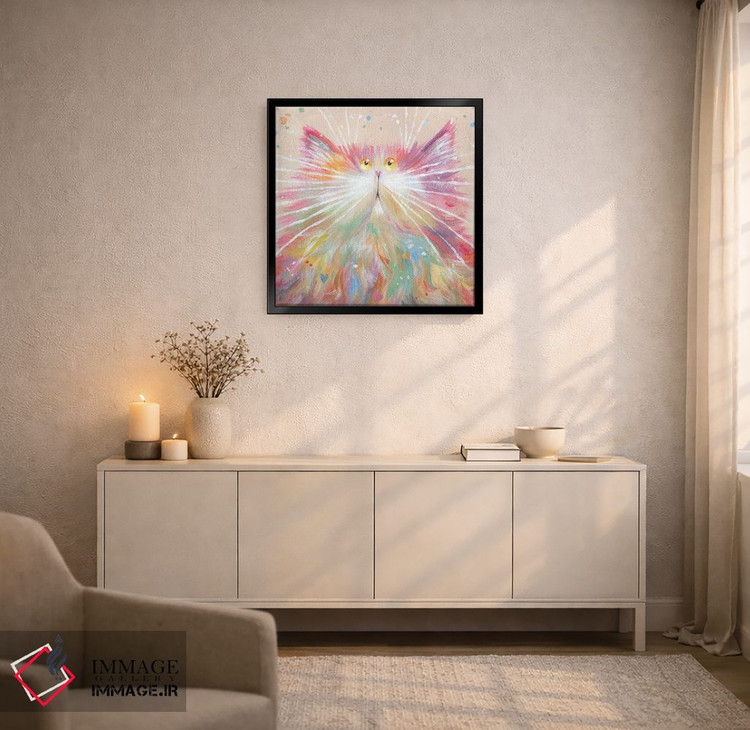 تابلو دکوراتیو پشمالوی شادی اثر کیم هاسکینز - D6B