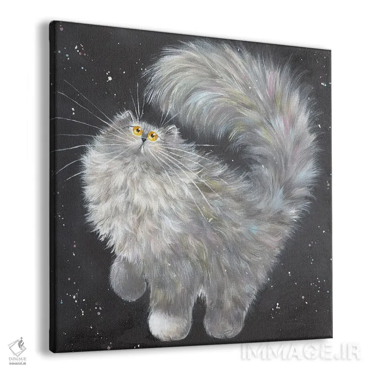 تابلو دکوراتیو اسموکی اثر کیم هاسکینز - نمای پرسپکتیو محصول