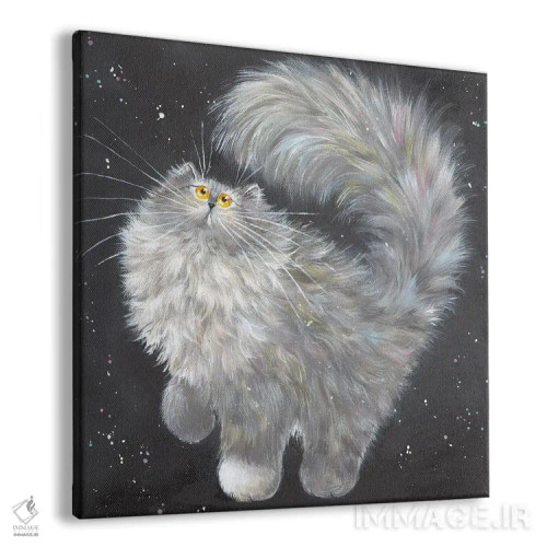 تابلو دکوراتیو اسموکی اثر کیم هاسکینز - نمای پرسپکتیو محصول