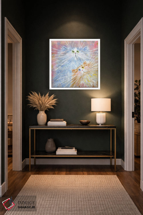 تابلو دکوراتیو دوستان شیک اثر کیم هاسکینز - D4W