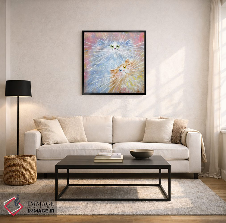 تابلو دکوراتیو دوستان شیک اثر کیم هاسکینز - D3B