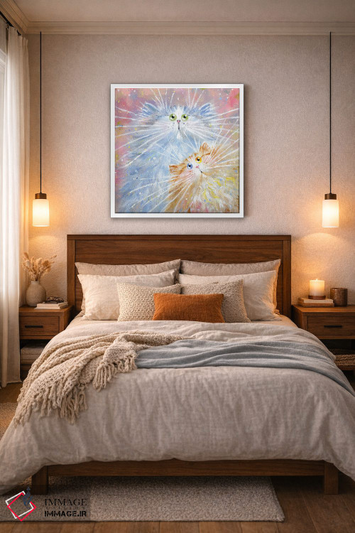 تابلو دکوراتیو دوستان شیک اثر کیم هاسکینز - D5W