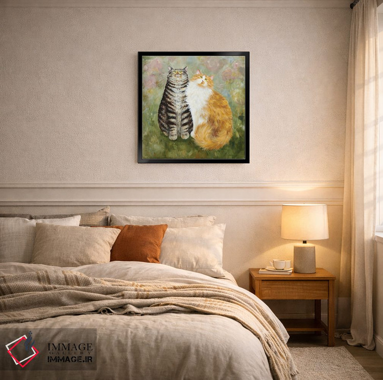 تابلو دکوراتیو پادی و کیران اثر کیم هاسکینز - D5B