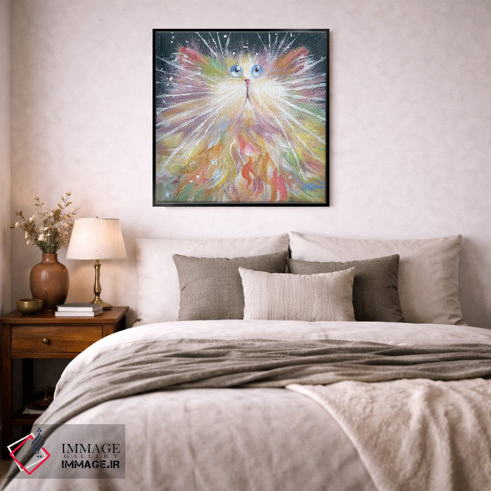 تابلو دکوراتیو پشمالوی کوچک دوست داشتنی اثر کیم هاسکینز - D3B