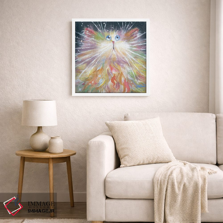 تابلو دکوراتیو پشمالوی کوچک دوست داشتنی اثر کیم هاسکینز - D5W