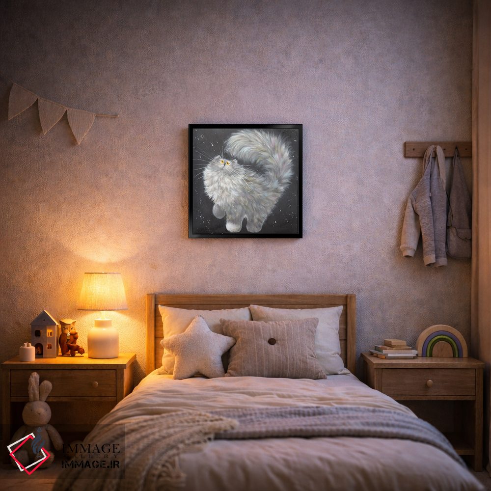 تابلو دکوراتیو اسموکی اثر کیم هاسکینز - D6B