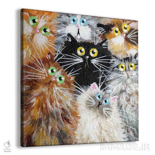 تابلو دکوراتیو مینی سون اثر کیم هاسکینز - نمای پرسپکتیو محصول