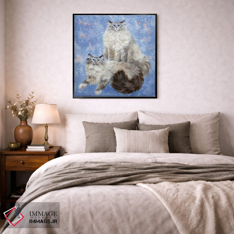 تابلو دکوراتیو آریانا و ویلو اثر کیم هاسکینز - D2B