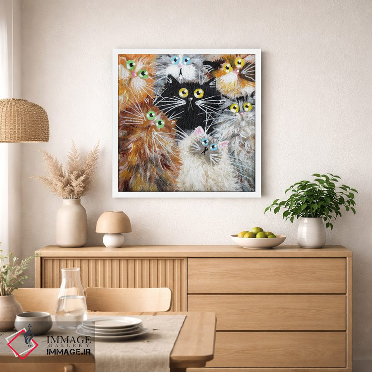 تابلو دکوراتیو مینی سون اثر کیم هاسکینز - D1W