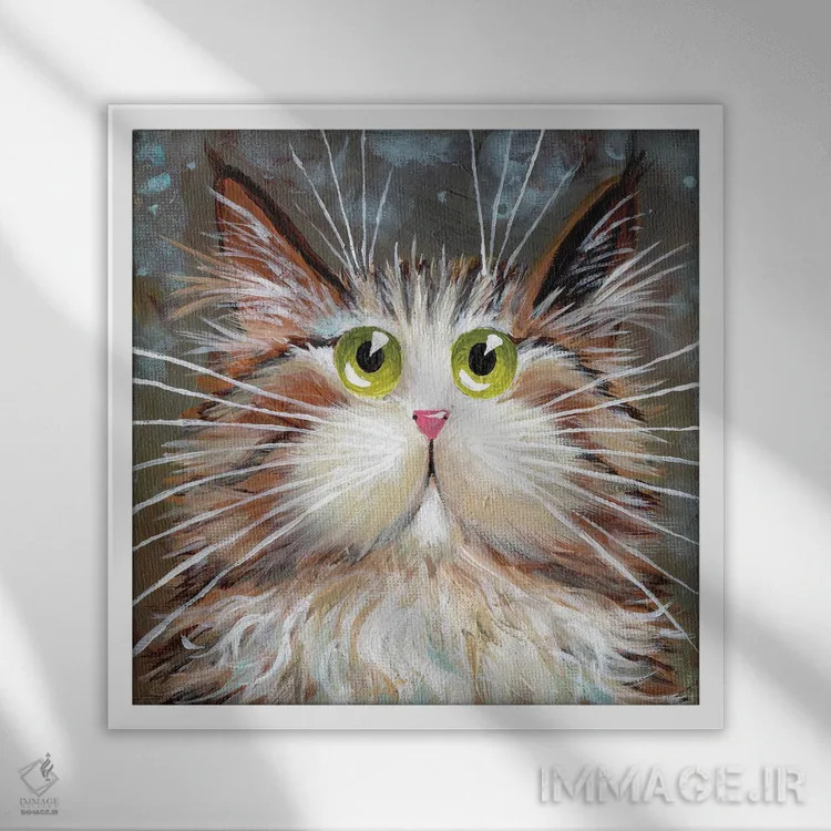 تابلو دکوراتیو امید اثر کیم هاسکینز - نمای قابدار سفید