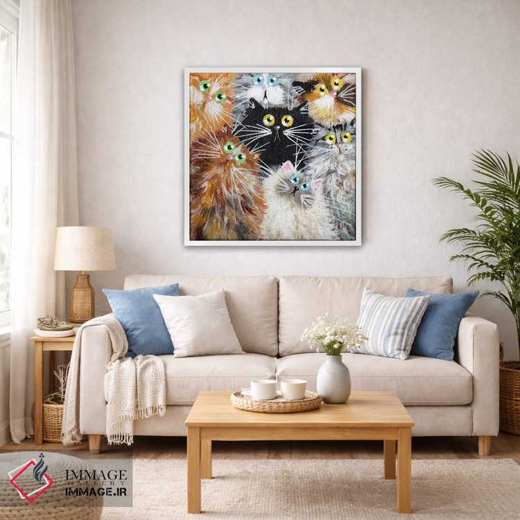 تابلو دکوراتیو مینی سون اثر کیم هاسکینز - D3W