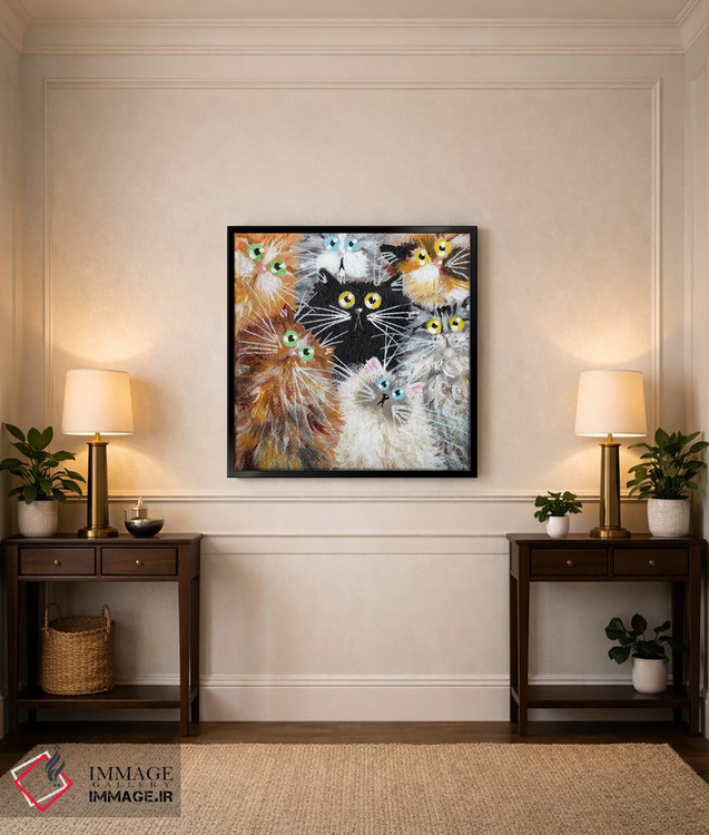 تابلو دکوراتیو مینی سون اثر کیم هاسکینز - D5B