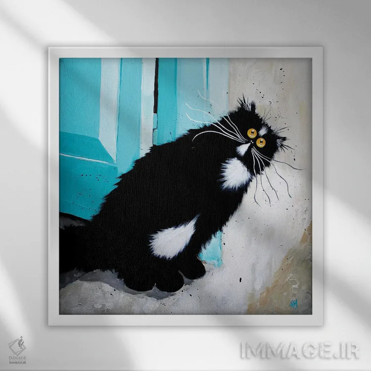 تابلو دکوراتیو اوه، تویی! اثر کیم هاسکینز - نمای قابدار سفید