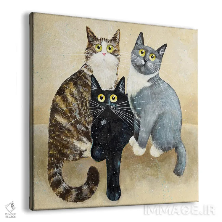 تابلو دکوراتیو میا آیریس پارسلی اثر کیم هاسکینز - نمای پرسپکتیو محصول