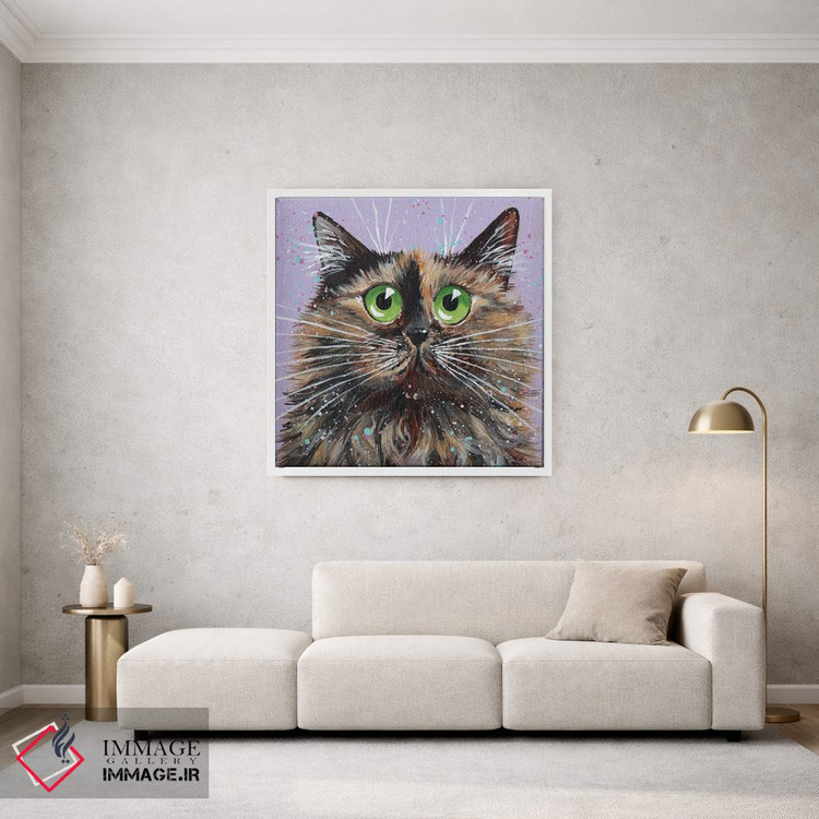 تابلو دکوراتیو پشمالو اثر کیم هاسکینز - D1W