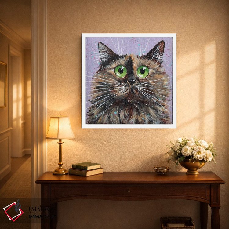 تابلو دکوراتیو پشمالو اثر کیم هاسکینز - D2W