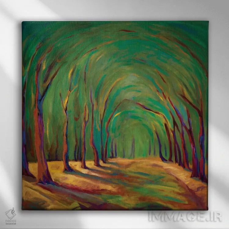 تابلو دکوراتیو جای مخفی ما اثر کانی کیم - نمای روبهرو روی دیوار