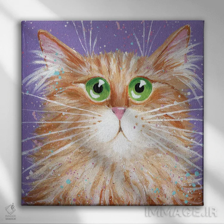 تابلو دکوراتیو روپرت اثر کیم هاسکینز - نمای روبهرو روی دیوار